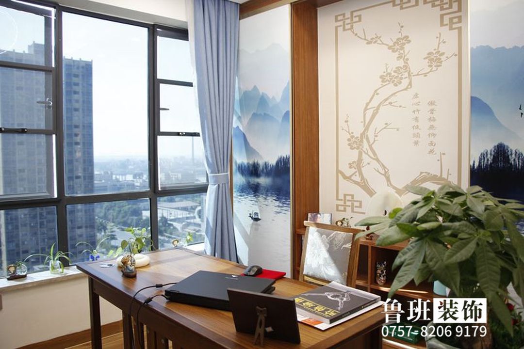 佛山雍景家园小区-新中式风格-280㎡面积-刘辉设计师，实景图装修效果图片_1