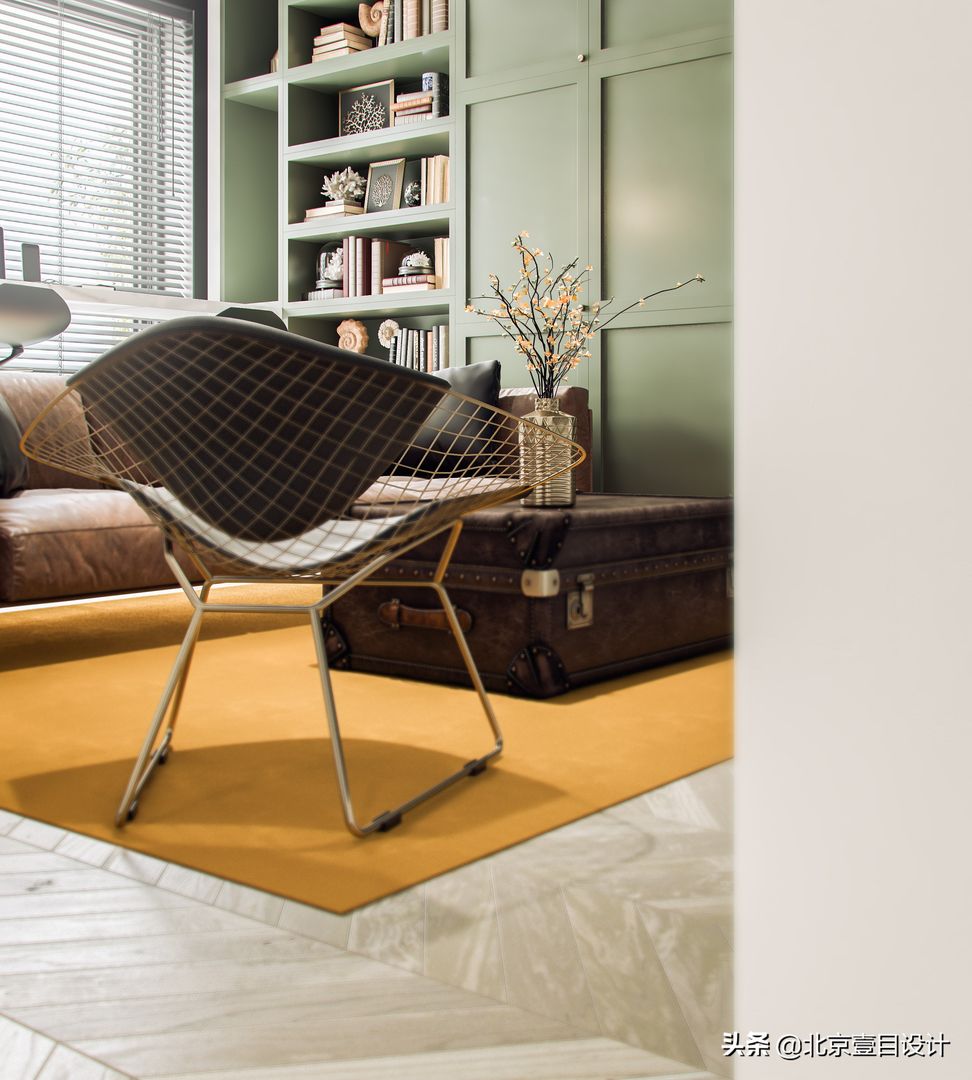 65㎡少见户型一居室改两居设计方案装修效果图片_7