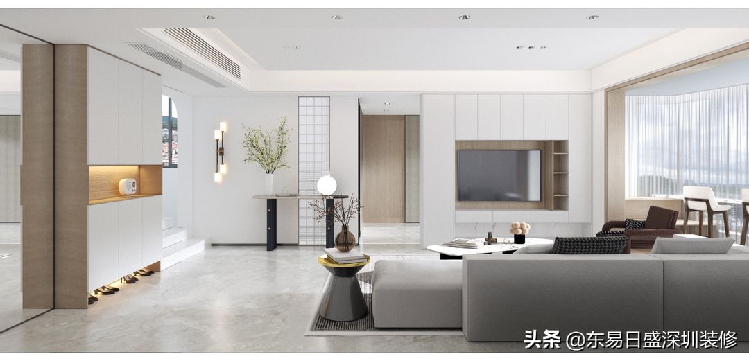 深圳金海华庭装修设计，现代简约风装修效果图片_4