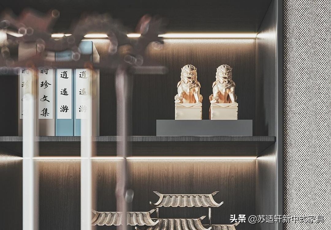 轻奢新中式风格家居，不止风格，更是对家具质量的体现装修效果图片_4