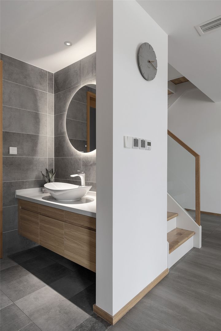 「家居设计」215㎡异形复式空间大改造「田·原」装修效果图片_9