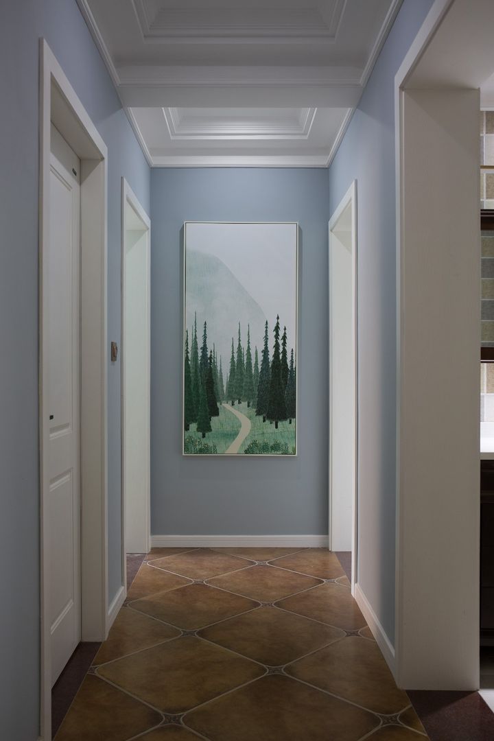 「家居设计」105m2现代美式，浪漫优雅，奢华端庄 | 自贡名筑设计装修效果图片_5