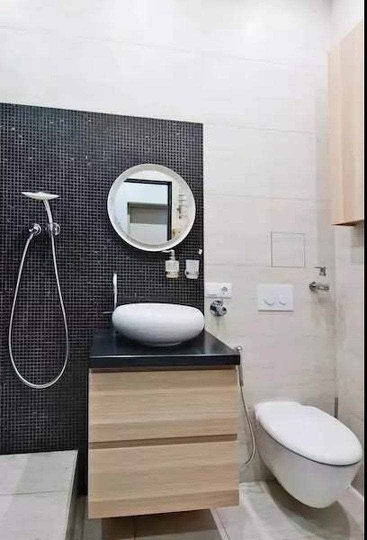 44㎡小公寓住宅装修设计，时尚与功能的结合装修效果图片_13