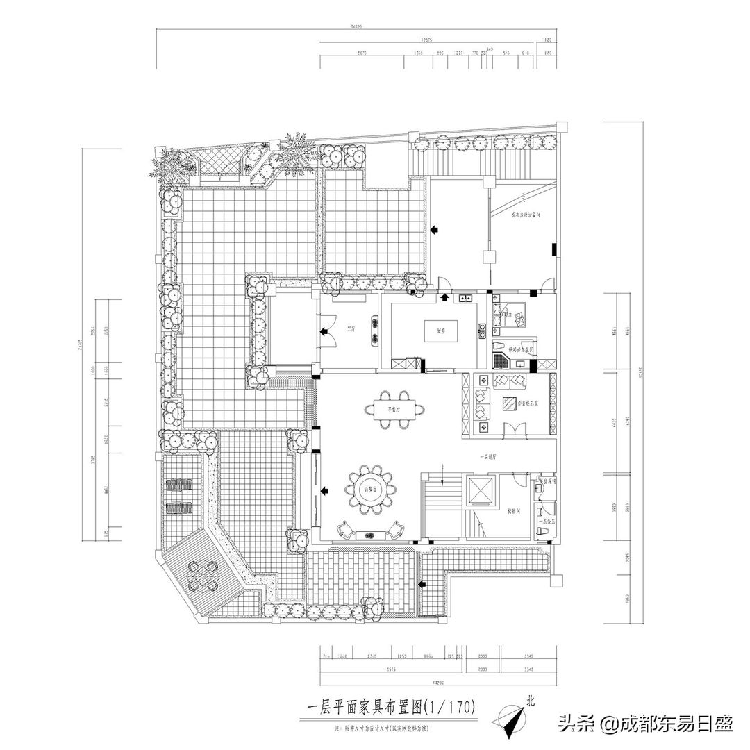 1000平别墅现代轻奢风格装修，演绎新贵豪宅丨东易设计装修效果图片_1