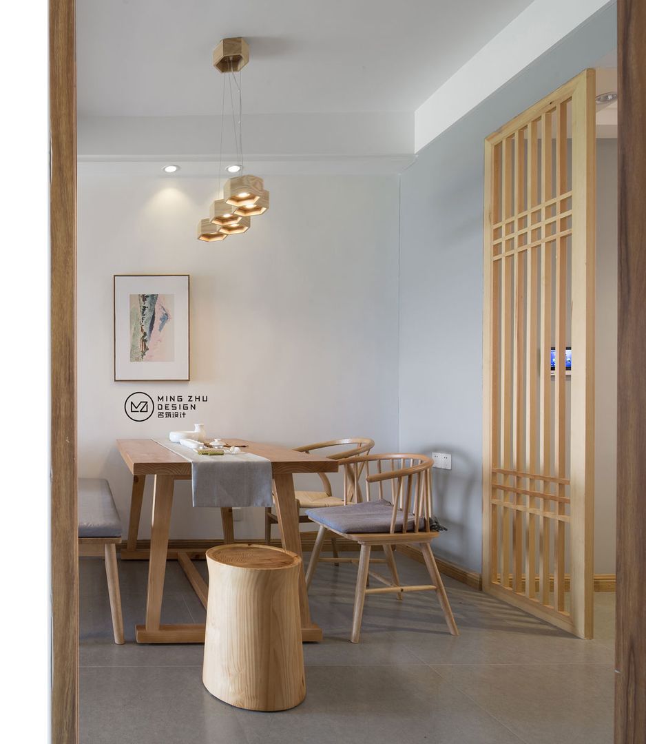 「家居设计」日系风复式住宅，充满原木气息的家 | 名筑设计装修效果图片_6