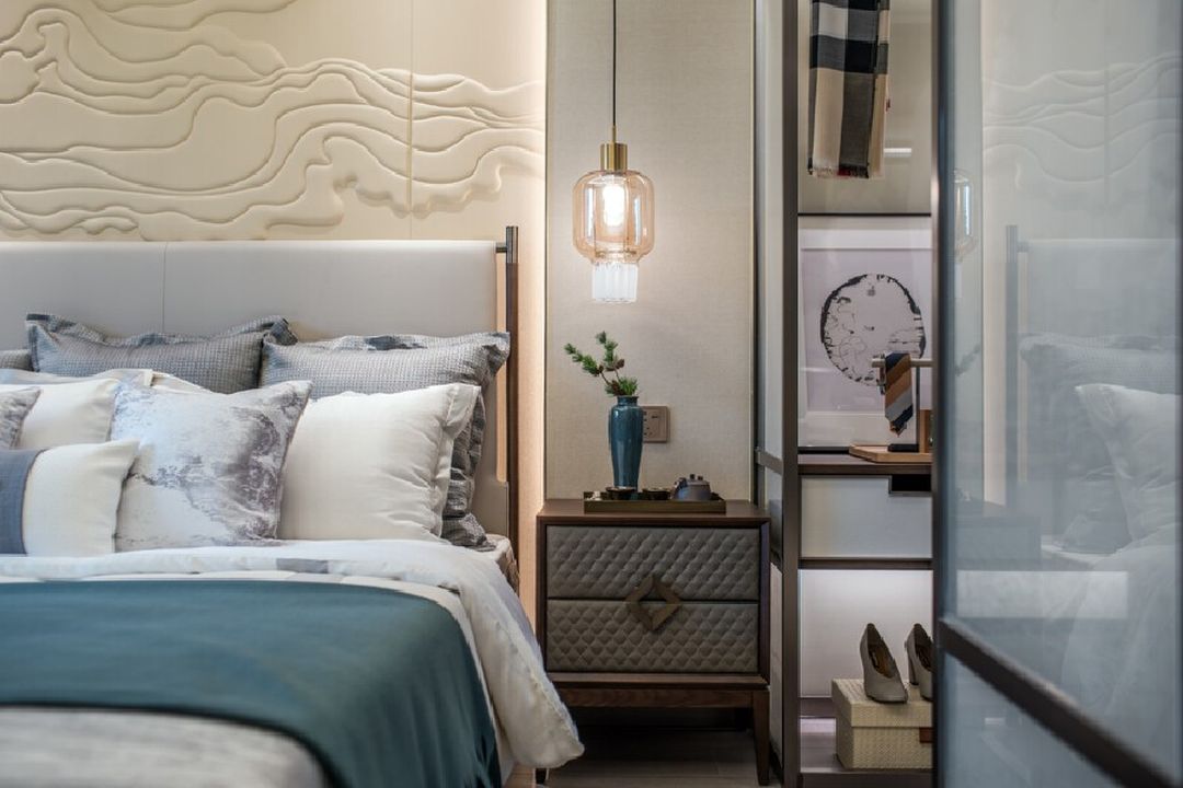 「家居设计」恰到好处的温柔轻奢，三户型品质美学家 | 圣易文装修效果图片_45