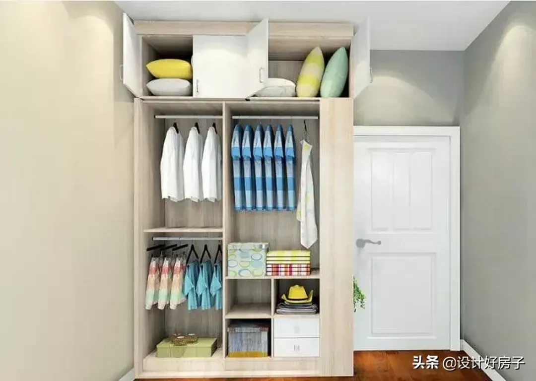衣柜设计不合理？ 新手装修必看这6点，涨知识又实用装修效果图片_2