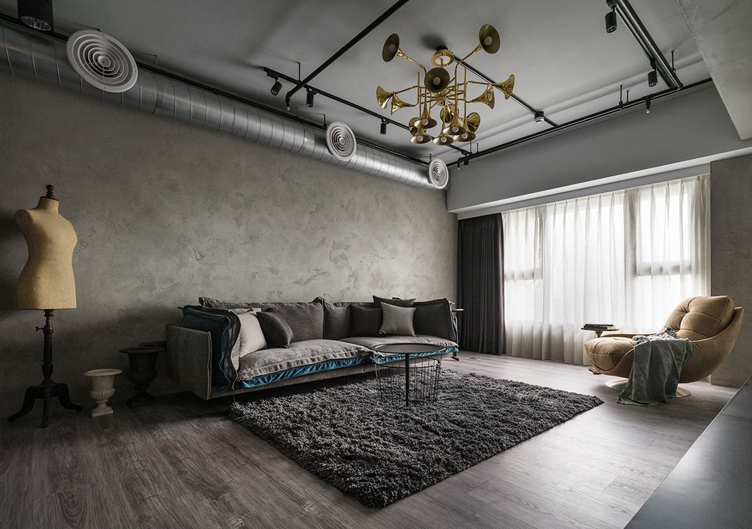 「家居设计」服装设计师的现代工业风住宅 | 浩室设计装修效果图片_5