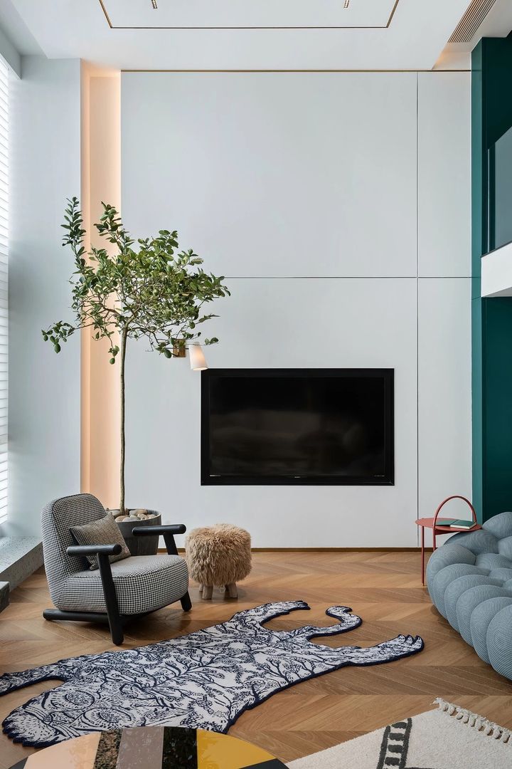 「家居设计」一个人住300m2 复式公寓，可以安放灵魂的家装修效果图片_16