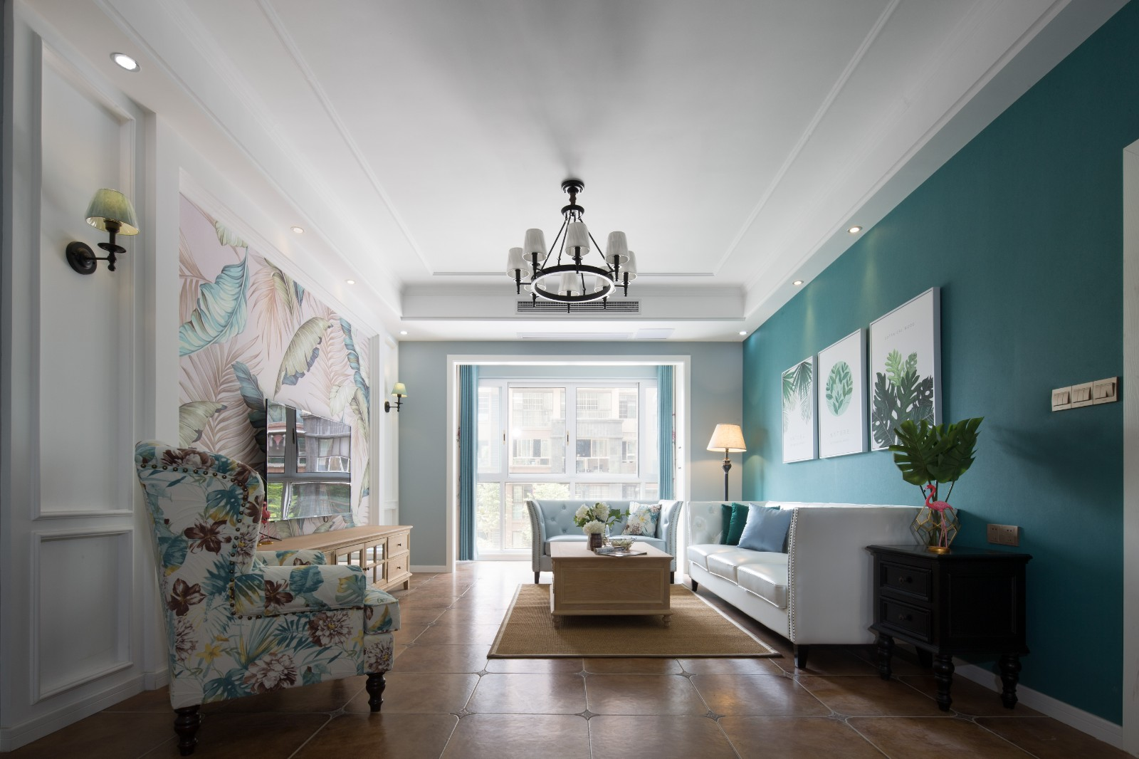 「家居设计」105m2现代美式，浪漫优雅，奢华端庄 | 自贡名筑设计