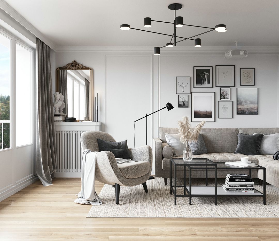 「家居设计」极简北欧遇上波西米亚元素的优雅浪漫装修效果图片_4