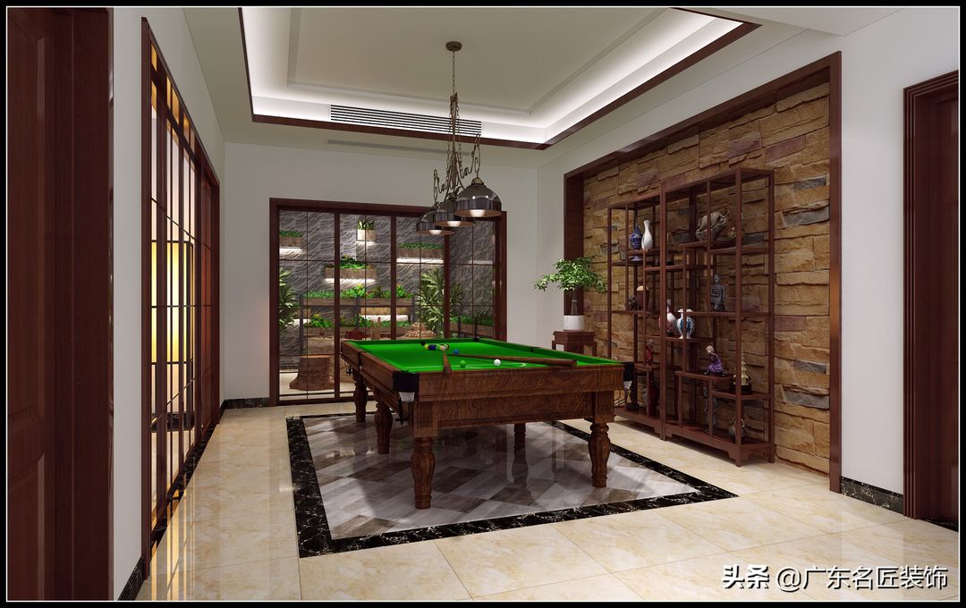 356m²新中式豪宅，盛世门庭，古典的低调与奢华装修效果图片_3