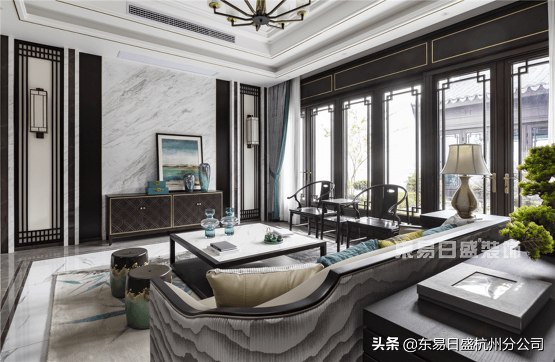580㎡新中式装修实拍，东方灵性，与优雅一路前行装修效果图片_1