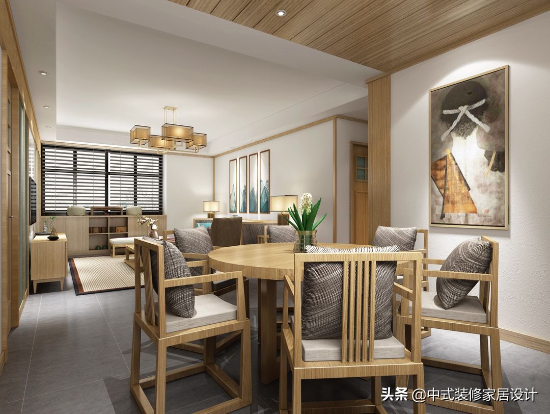 15个新中式餐厅案例，古典现代皆有，值得借鉴装修效果图片_15