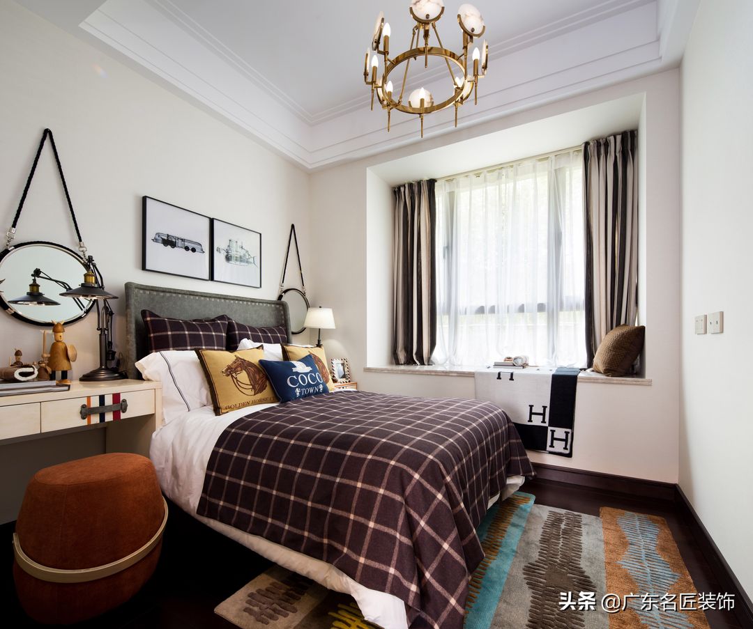 406m²轻奢风别墅，不一样的橙色，老板给豪宅也配上了“爱马仕”装修效果图片_15