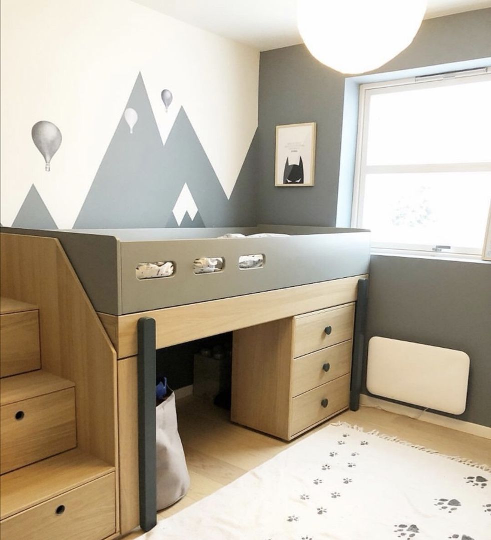 15个创意满满的儿童房设计，给宝贝一个有趣的小窝装修效果图片_7