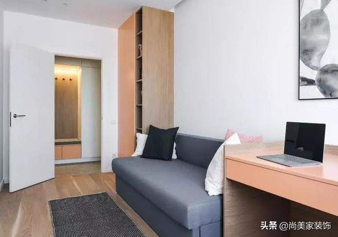 小户型如何装修？58㎡两房，北欧风格！清爽又温馨装修效果图片_10