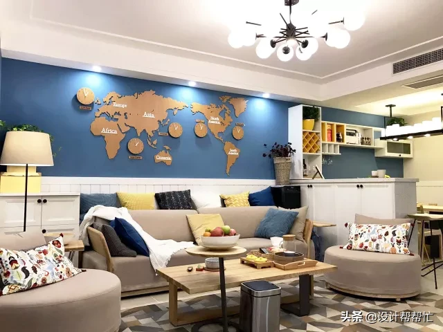 新房现代简约混搭风格，进门客餐厅成亮点，忍不住晒晒