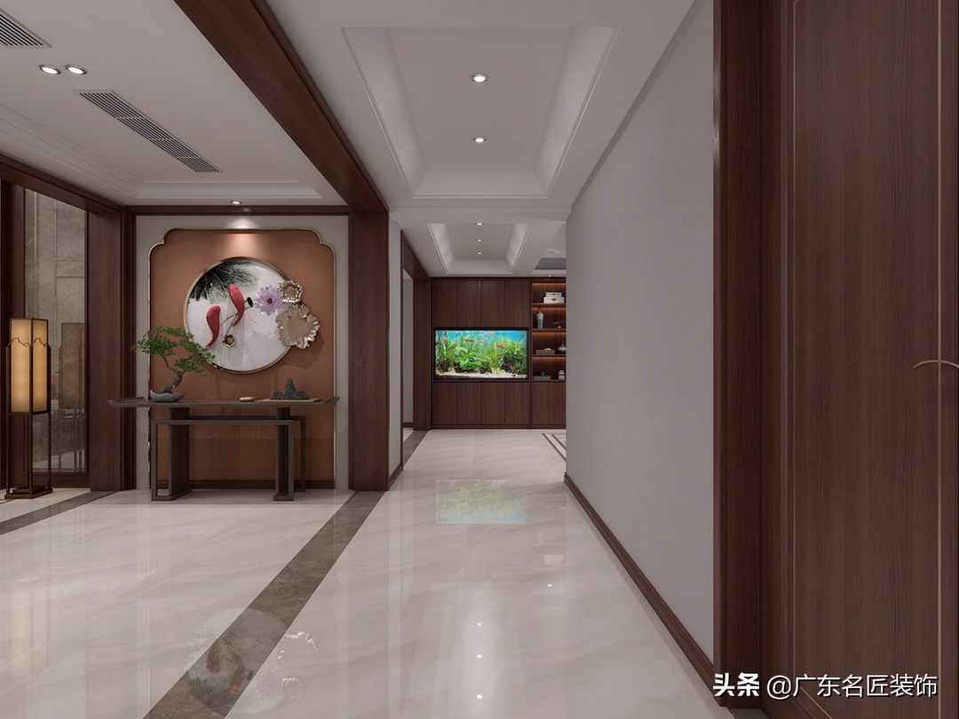 216m²静雅新中式大宅，演绎诗意栖居生活装修效果图片_9