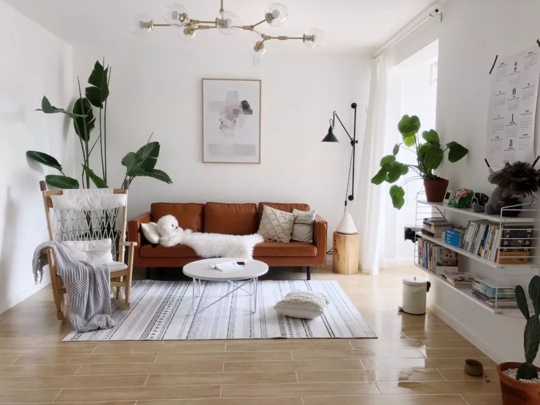 客厅摆上驼色沙发，轻松打造轻奢风装修效果图片_6