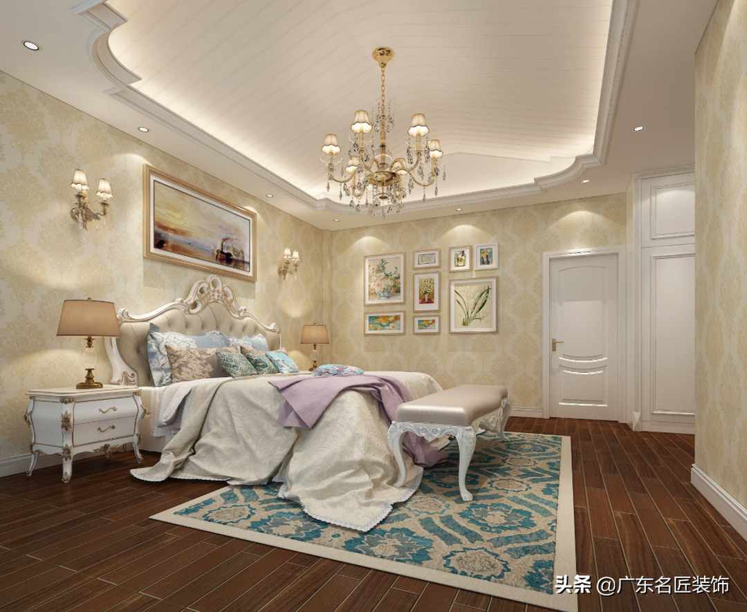 270m²欧式奢华别墅，百万级别全屋大理石筑造成功人士标配豪宅装修效果图片_16