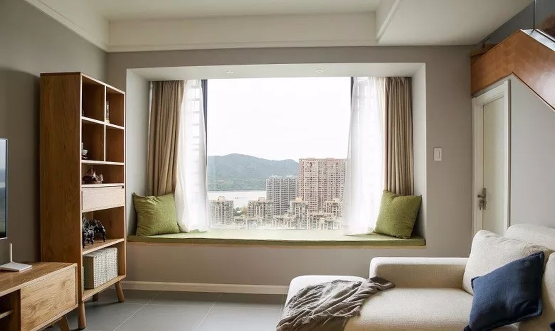客厅有飘窗，18张软装搭配值得参考装修效果图片_13