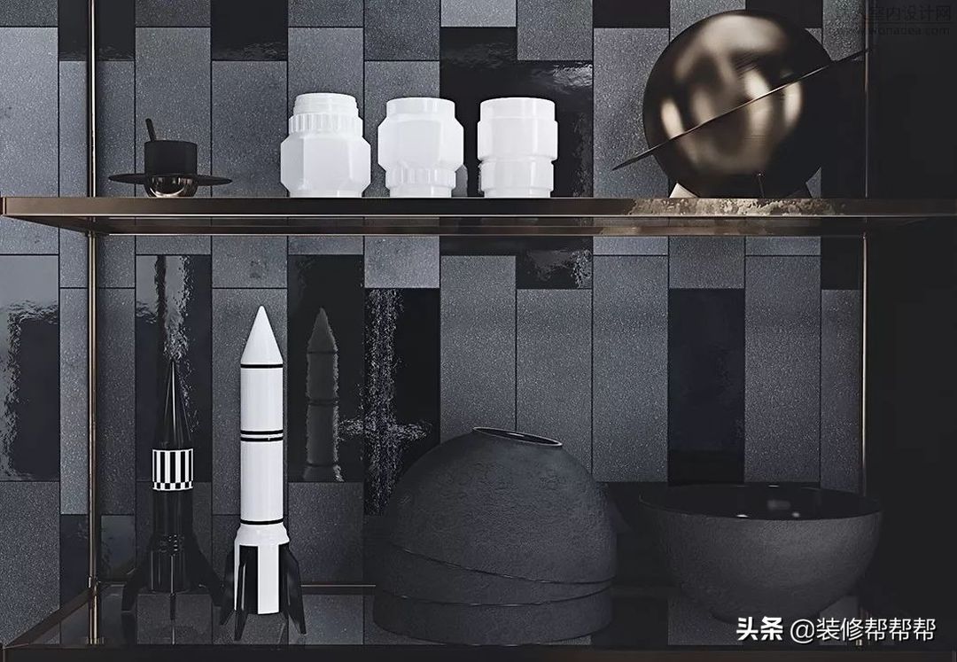 高级黑的美，精选合集作品装修效果图片_22