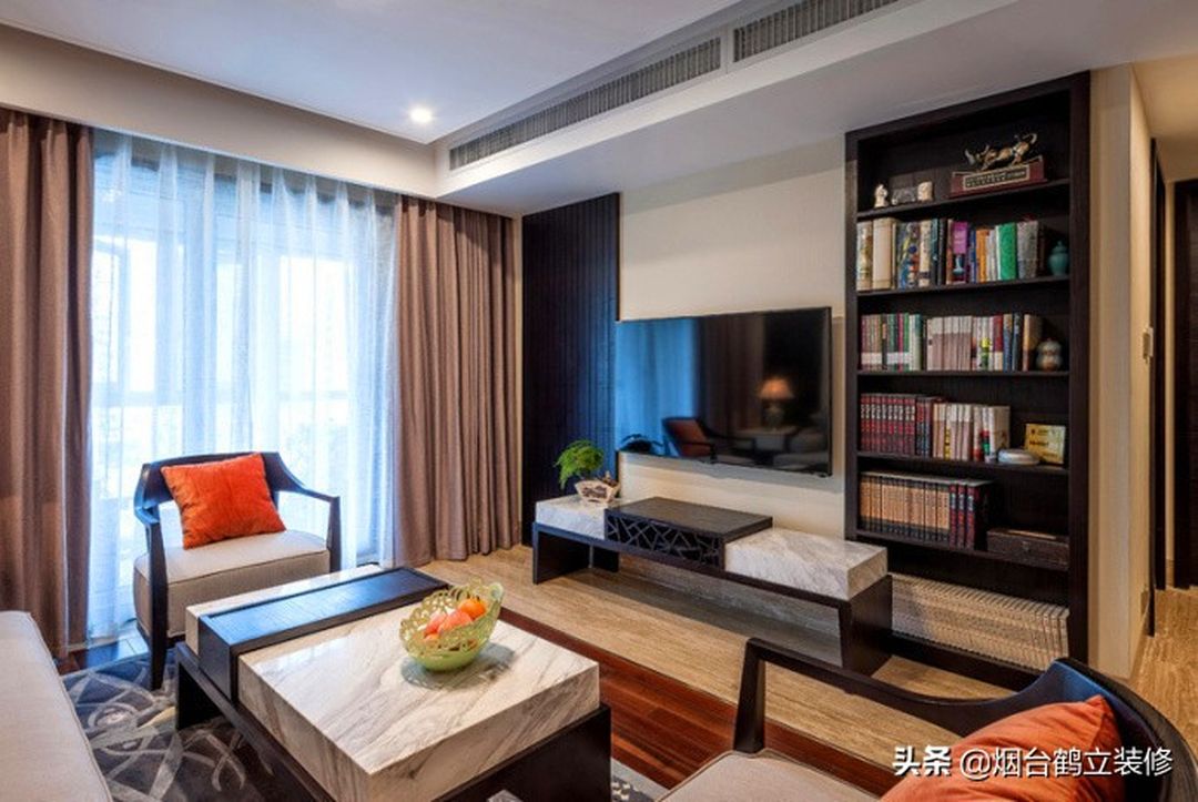 102平中式风格：只要好看，好用，不用担心最终效果装修效果图片_9