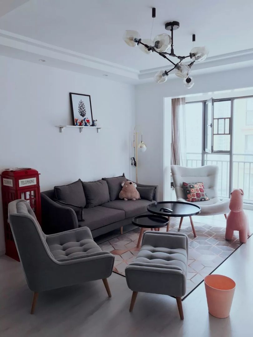 21张阳台纳入客厅设计，搭配好让客厅更加宽敞舒适装修效果图片_5