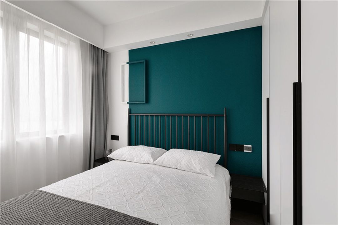 18个现代温馨卧室搭配，卧室够暖才有家的感觉装修效果图片_13