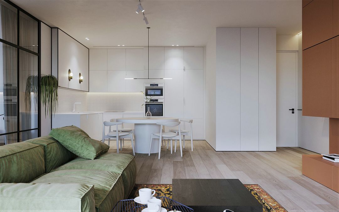 「家居设计」多彩新型北欧风公寓，充满创意与艺术感的独特设计装修效果图片_9