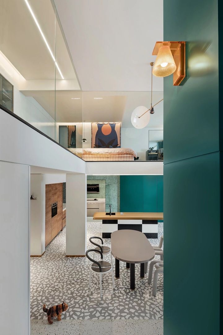 「家居设计」一个人住300m2 复式公寓，可以安放灵魂的家装修效果图片_19