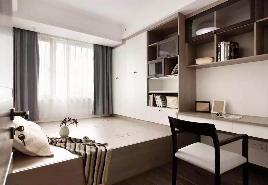 家装小课堂｜灵活百变的榻榻米，拯救你的不开心装修效果图片_19