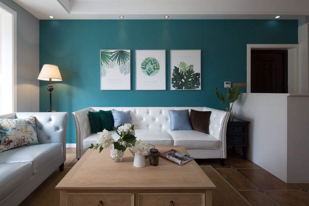 「家居设计」105m2现代美式，浪漫优雅，奢华端庄 | 自贡名筑设计装修效果图片_17