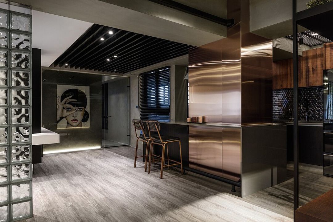 「家居设计」服装设计师的现代工业风住宅 | 浩室设计装修效果图片_3