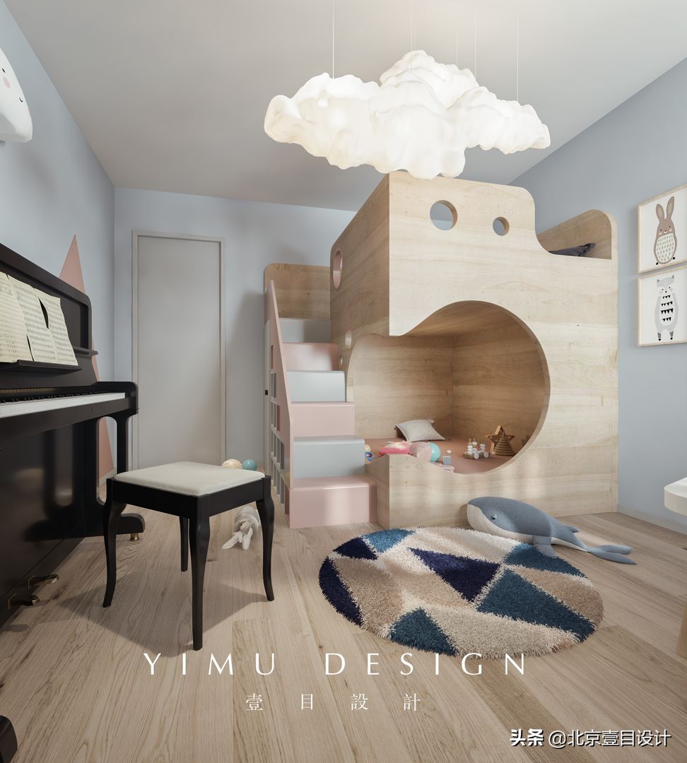 超好看的时尚儿童房装修效果图片_2