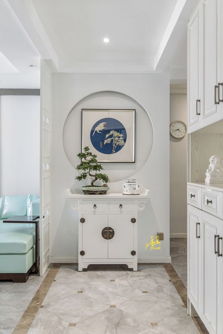 18张高颜值入户玄关设计，领略一进门的美装修效果图片_4