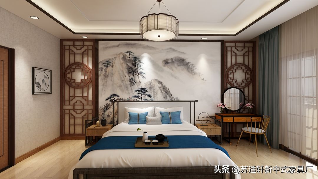 新中式风格客厅装修效果图装修效果图片_6