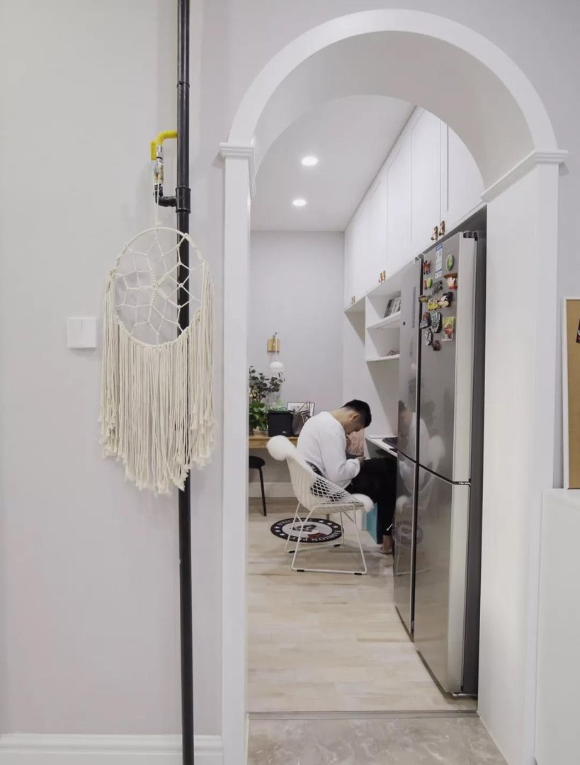 60㎡清新北欧风，清新而又精致，布局超赞装修效果图片_8