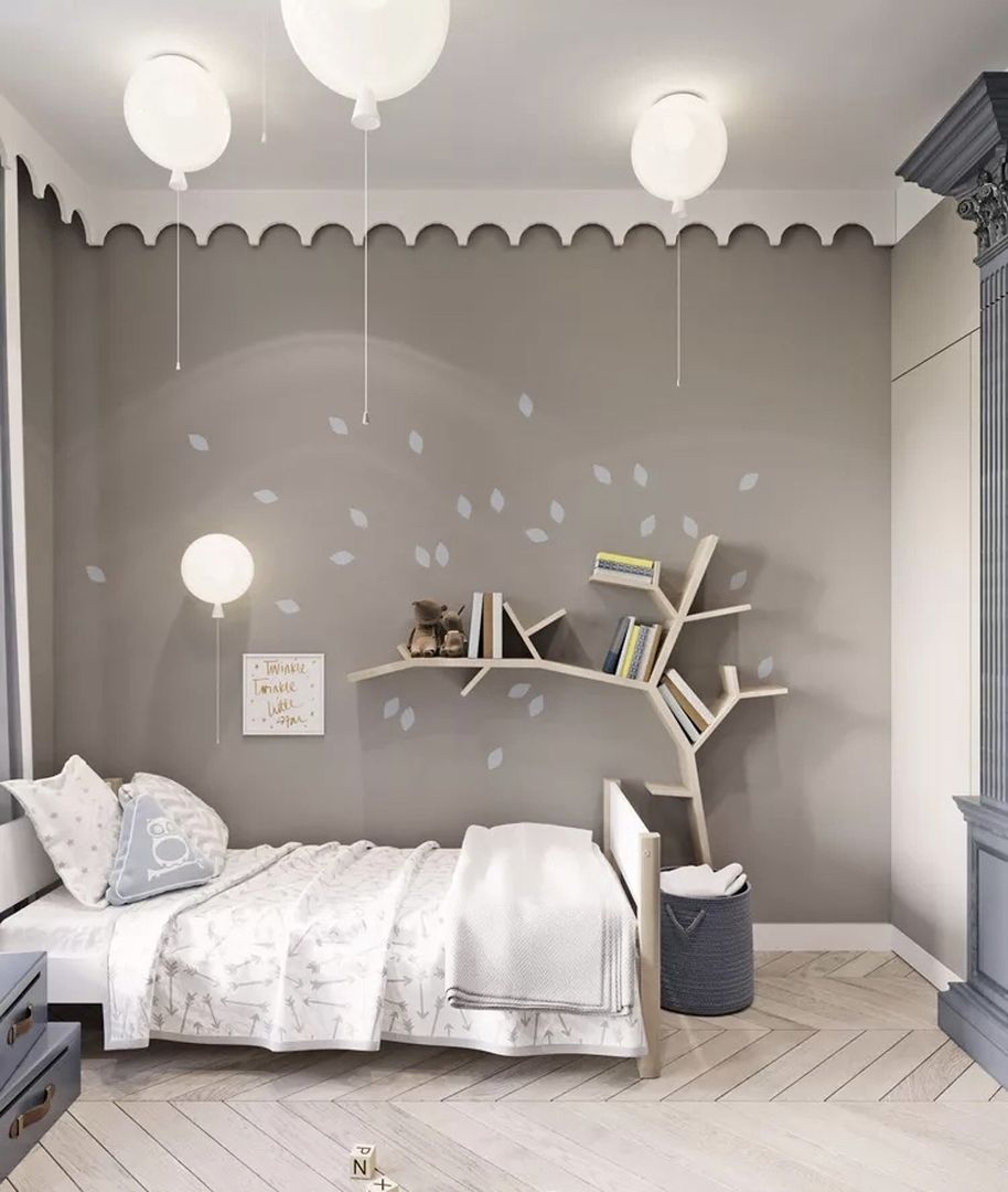 15个创意满满的儿童房设计，给宝贝一个有趣的小窝装修效果图片_15