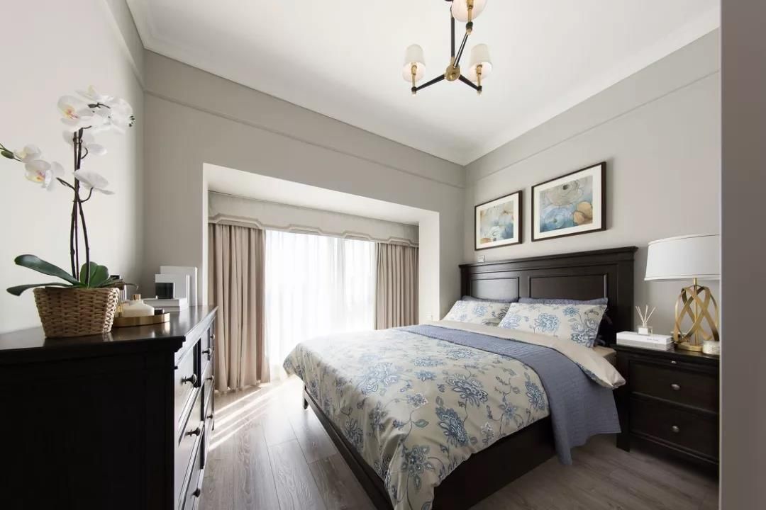 117㎡美式3居室，空间轻盈优雅装修效果图片_9