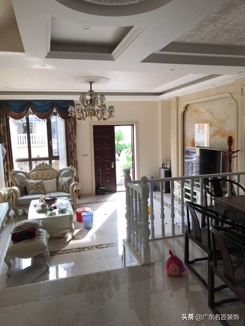 270m²欧式奢华别墅，百万级别全屋大理石筑造成功人士标配豪宅装修效果图片_4