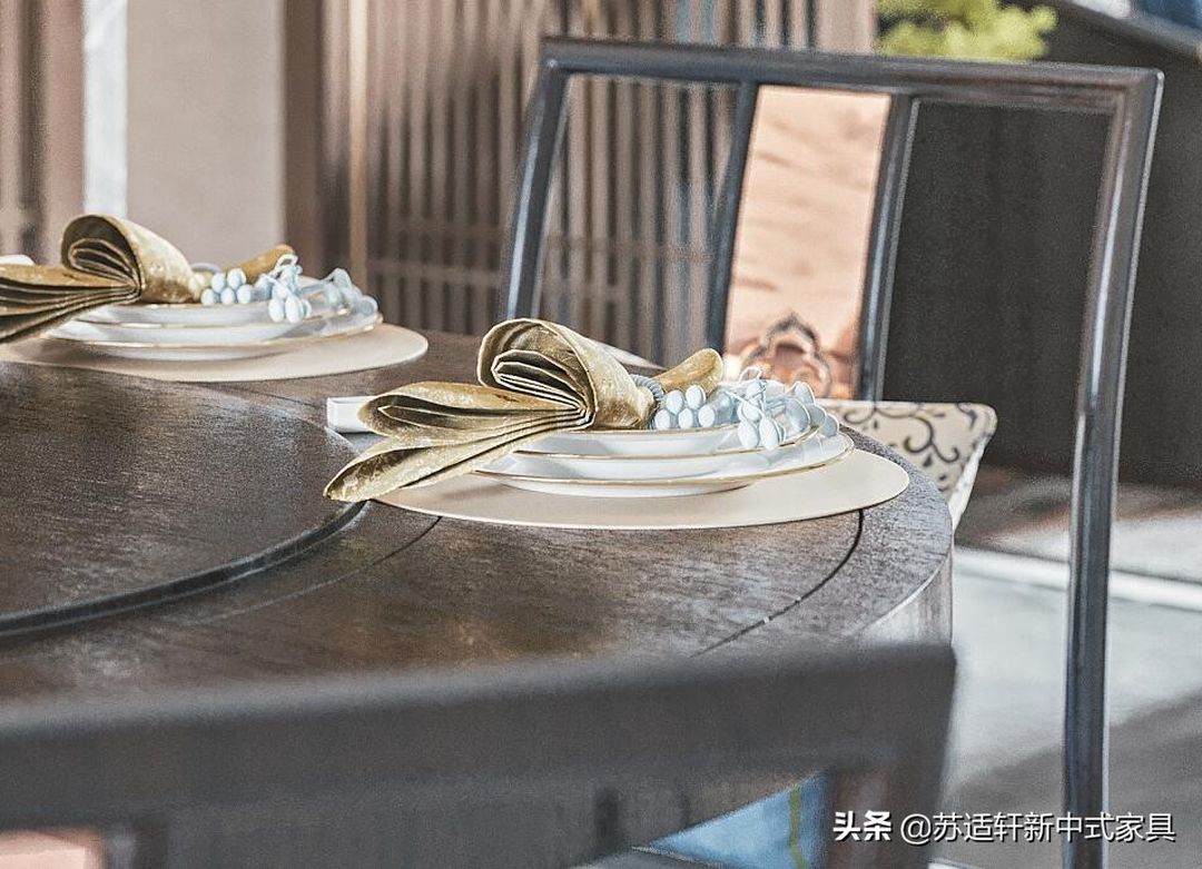 轻奢新中式风格家居，不止风格，更是对家具质量的体现装修效果图片_5
