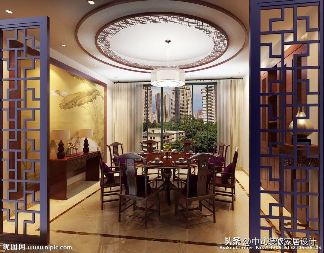 15个新中式餐厅案例，古典现代皆有，值得借鉴装修效果图片_10