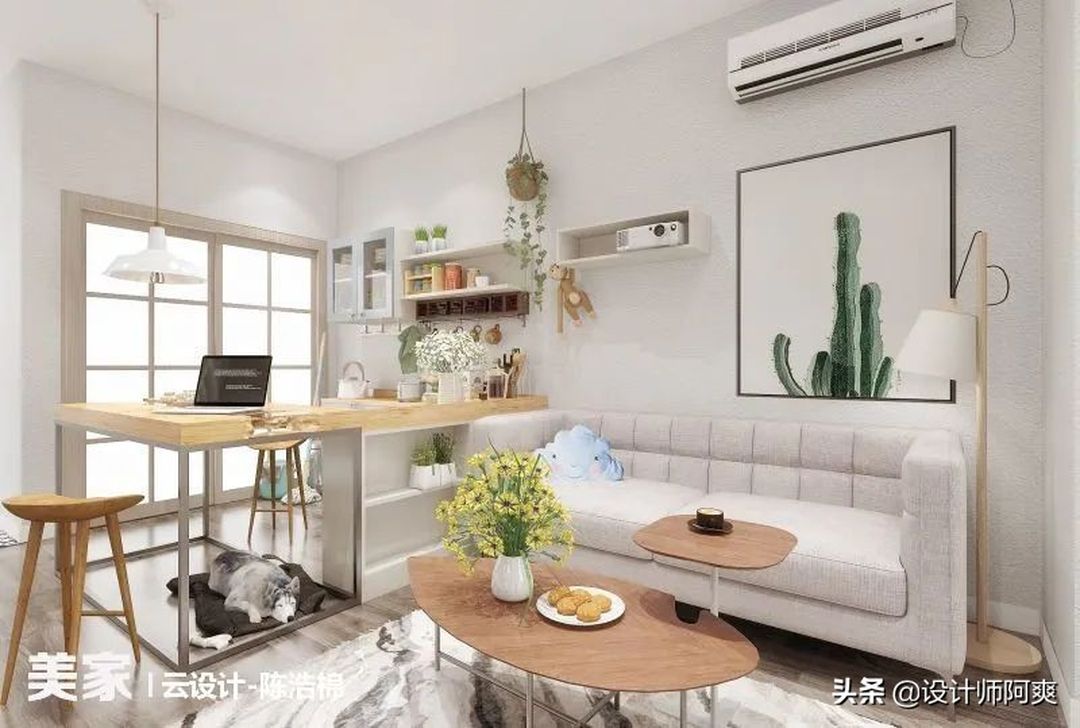 不会吧？你家客厅还在重复 沙发+电视+背景墙？这也太落伍了吧装修效果图片_19