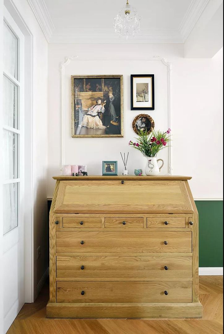 48㎡轻古典风小户型，简单而不失优雅装修效果图片_4