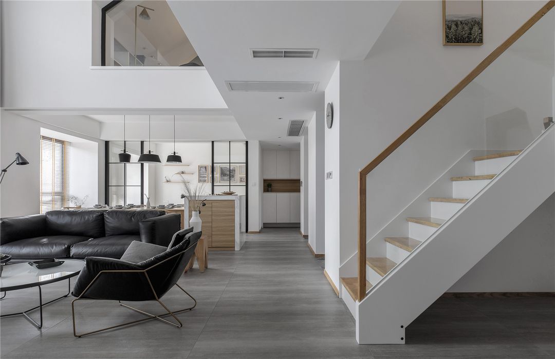 「家居设计」215㎡异形复式空间大改造「田·原」装修效果图片_23