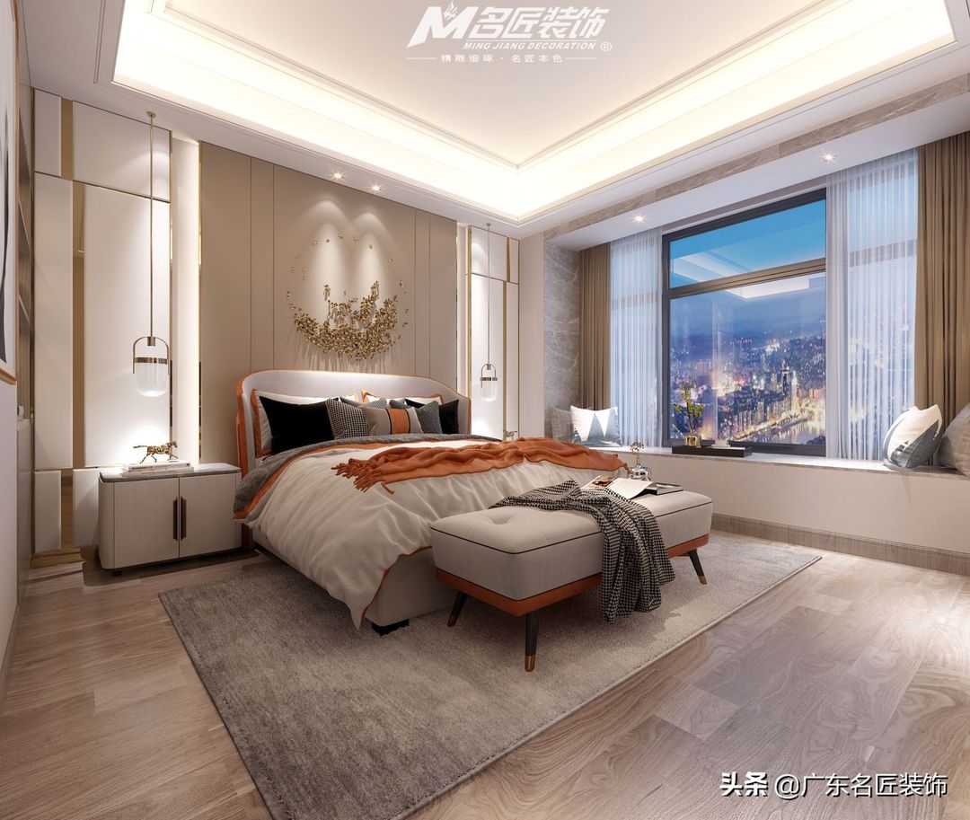 224m²轻奢靓家，朴实的棕色，带来精致典雅的生活装修效果图片_12