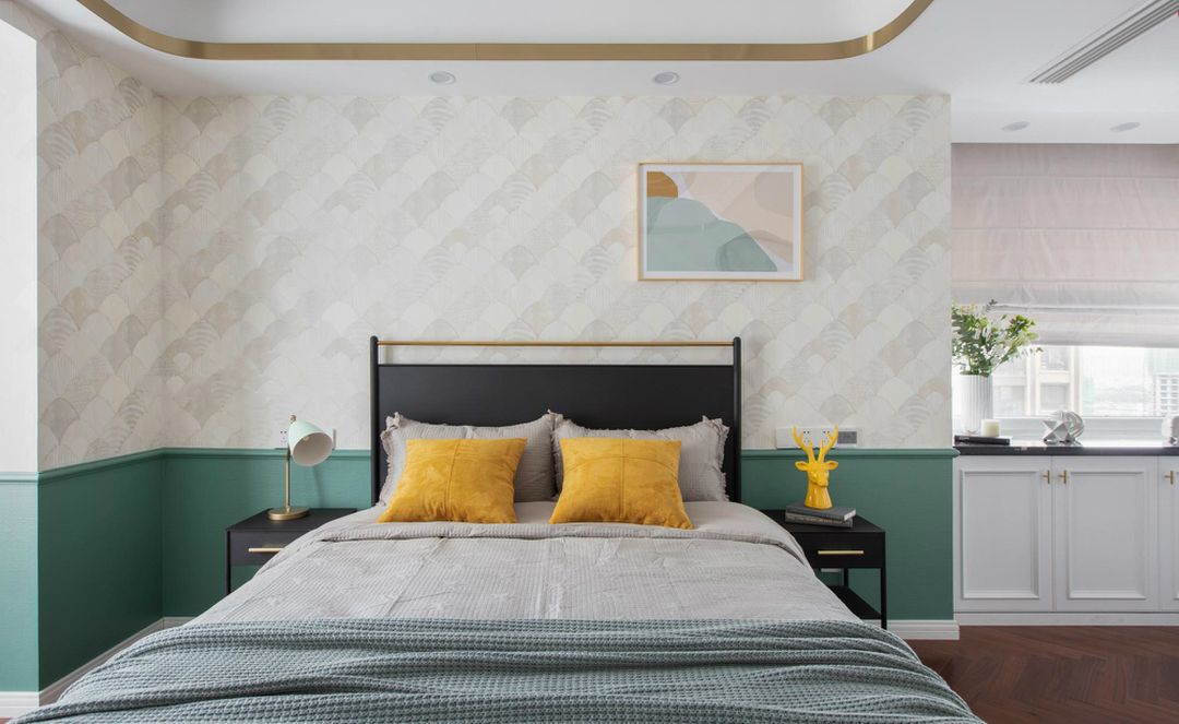 18个现代温馨卧室搭配，卧室够暖才有家的感觉装修效果图片_16