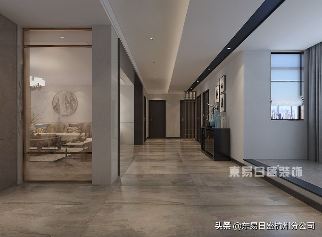 190㎡新中式装修，春日已到来，山水有相逢装修效果图片_1